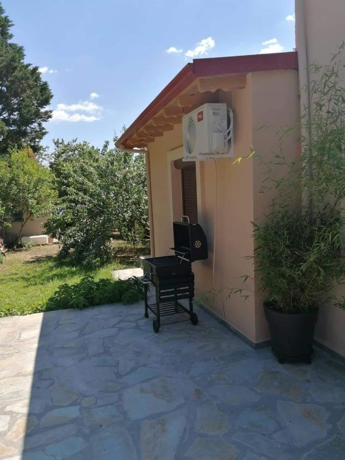 Vila Tiny House By The Sea Nea Skioni Exteriér fotografie