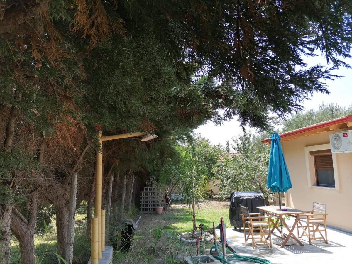 Vila Tiny House By The Sea Nea Skioni Exteriér fotografie