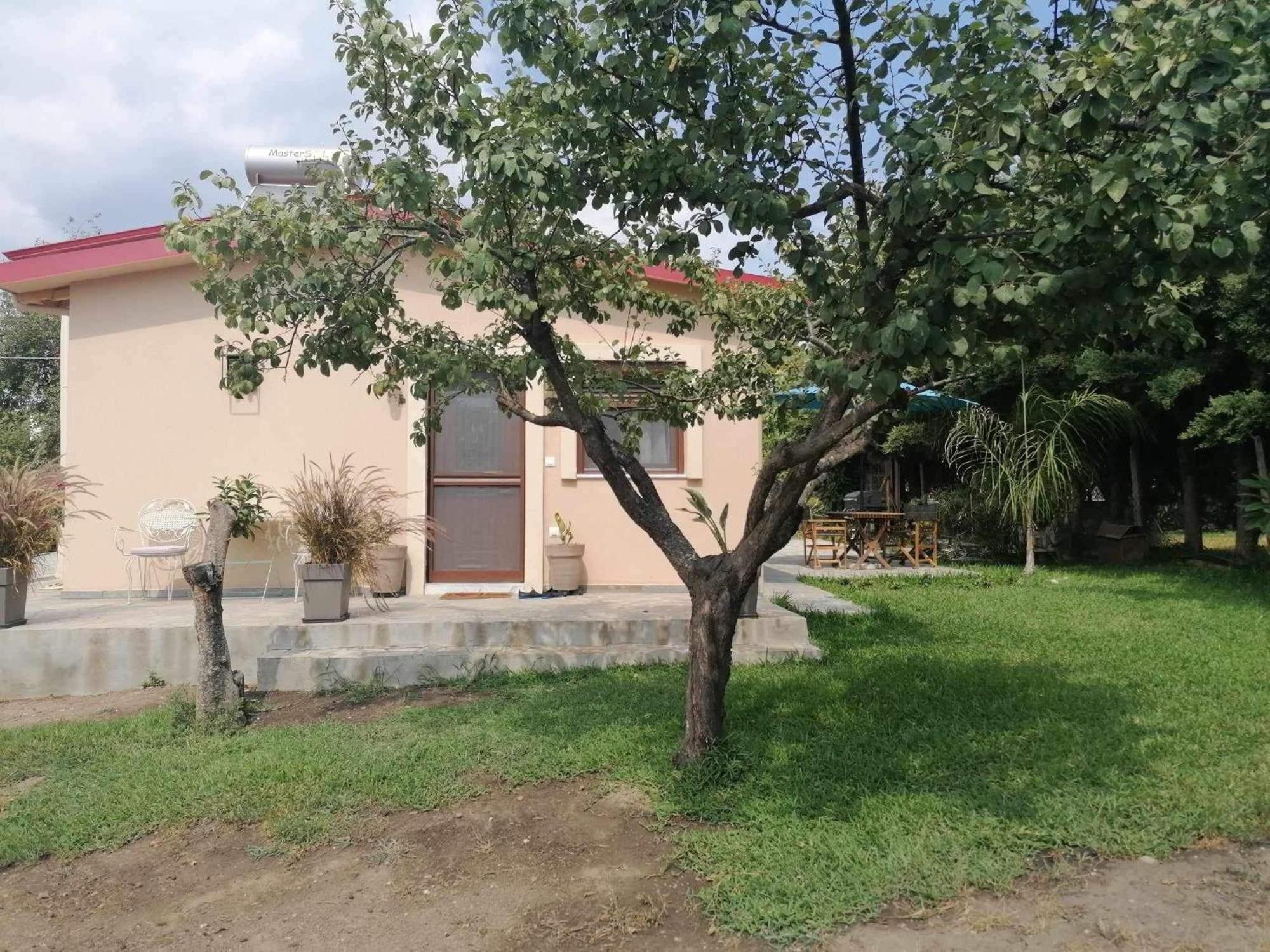 Vila Tiny House By The Sea Nea Skioni Exteriér fotografie